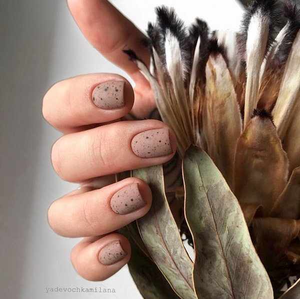 Самый модный дизайн ногтей в коричневом цвете 2020-2021 – фото-новинки