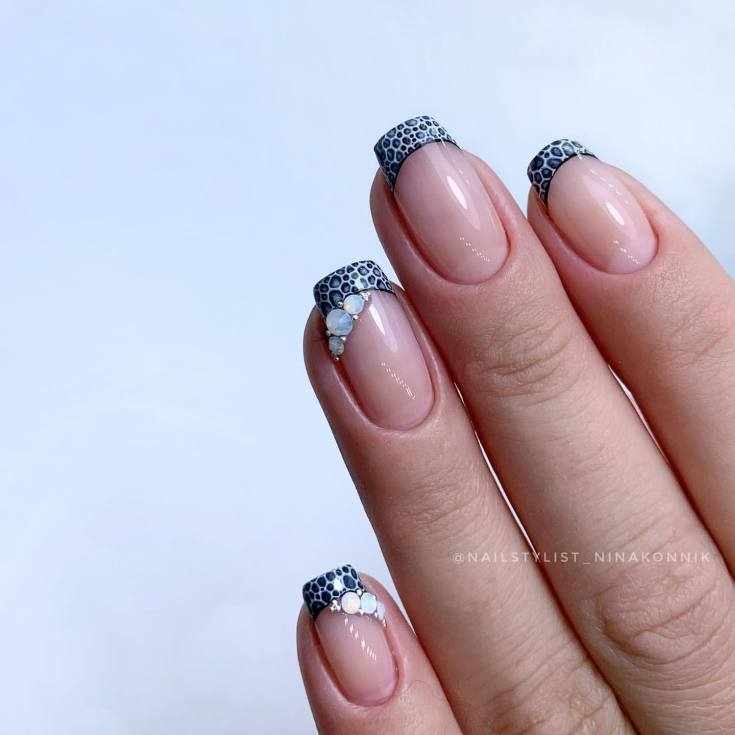 Дизайн ногтей на короткие ногти квадратной формы 2020