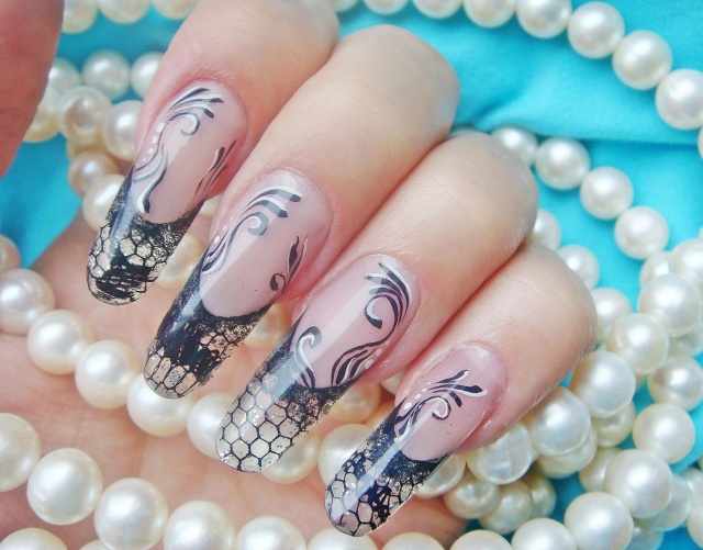 модный дизайн ногтей от чемпионов акрилл design of extension of long nails