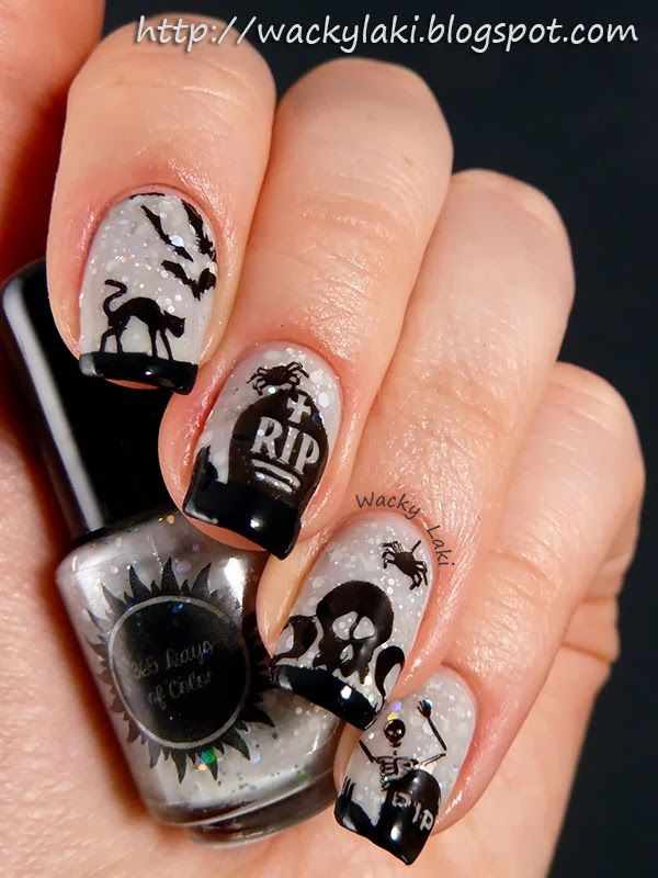 дизайн ногтей на праздник хэллоуин Halloween Nail Design